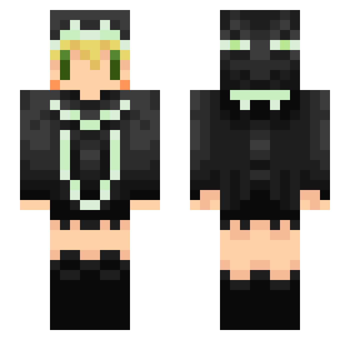 lemonsoda6417 Minecraft skin, front and back view