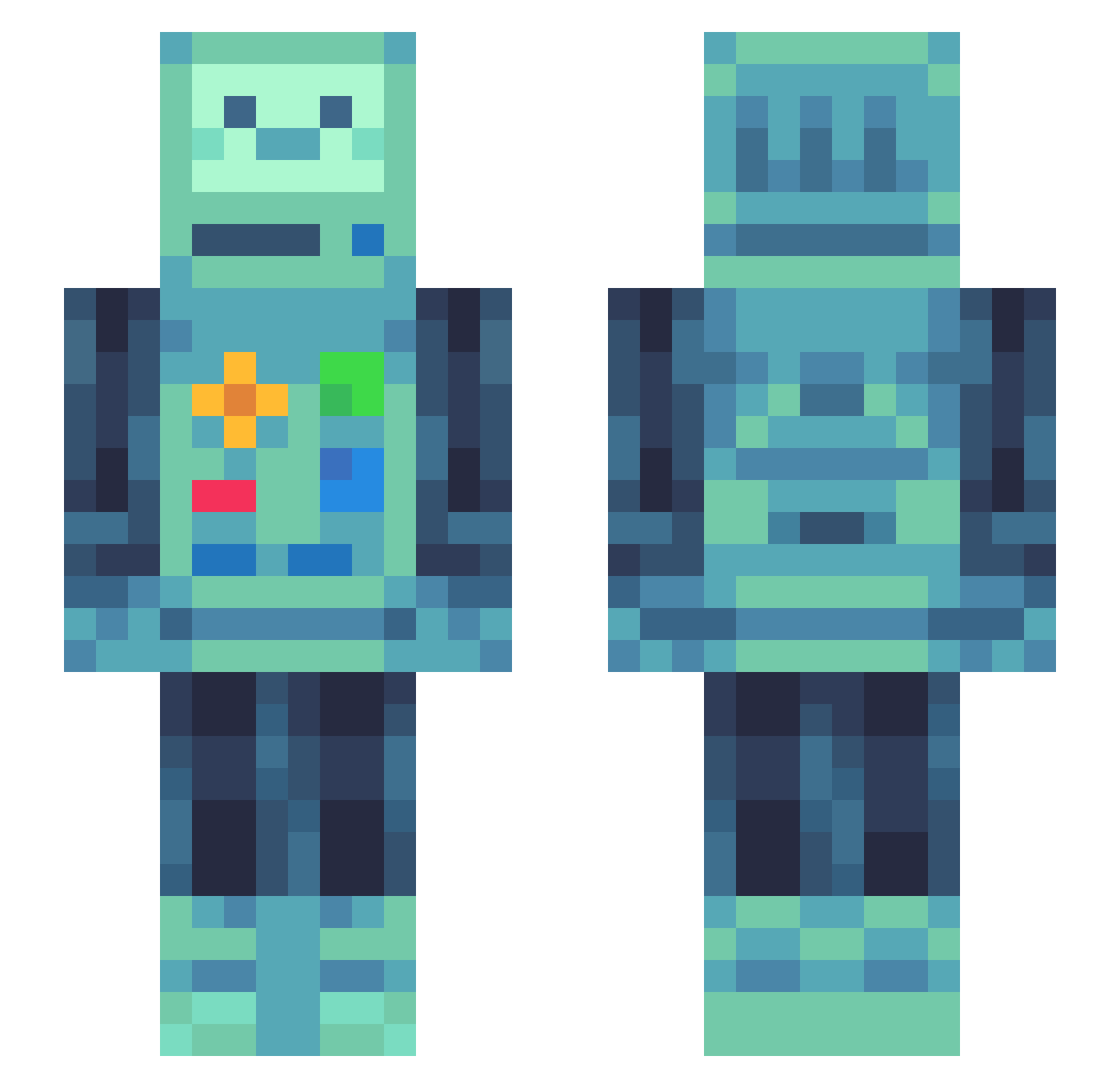 blox0_ Minecraft skin, front and back view