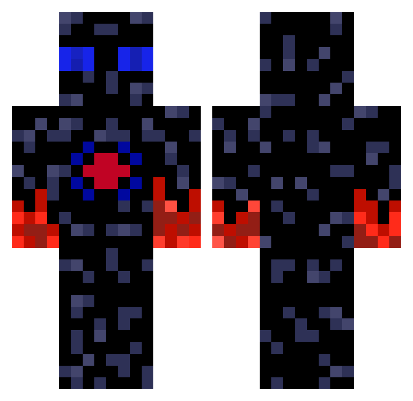 dogfighter_11 Minecraft skin, front and back view