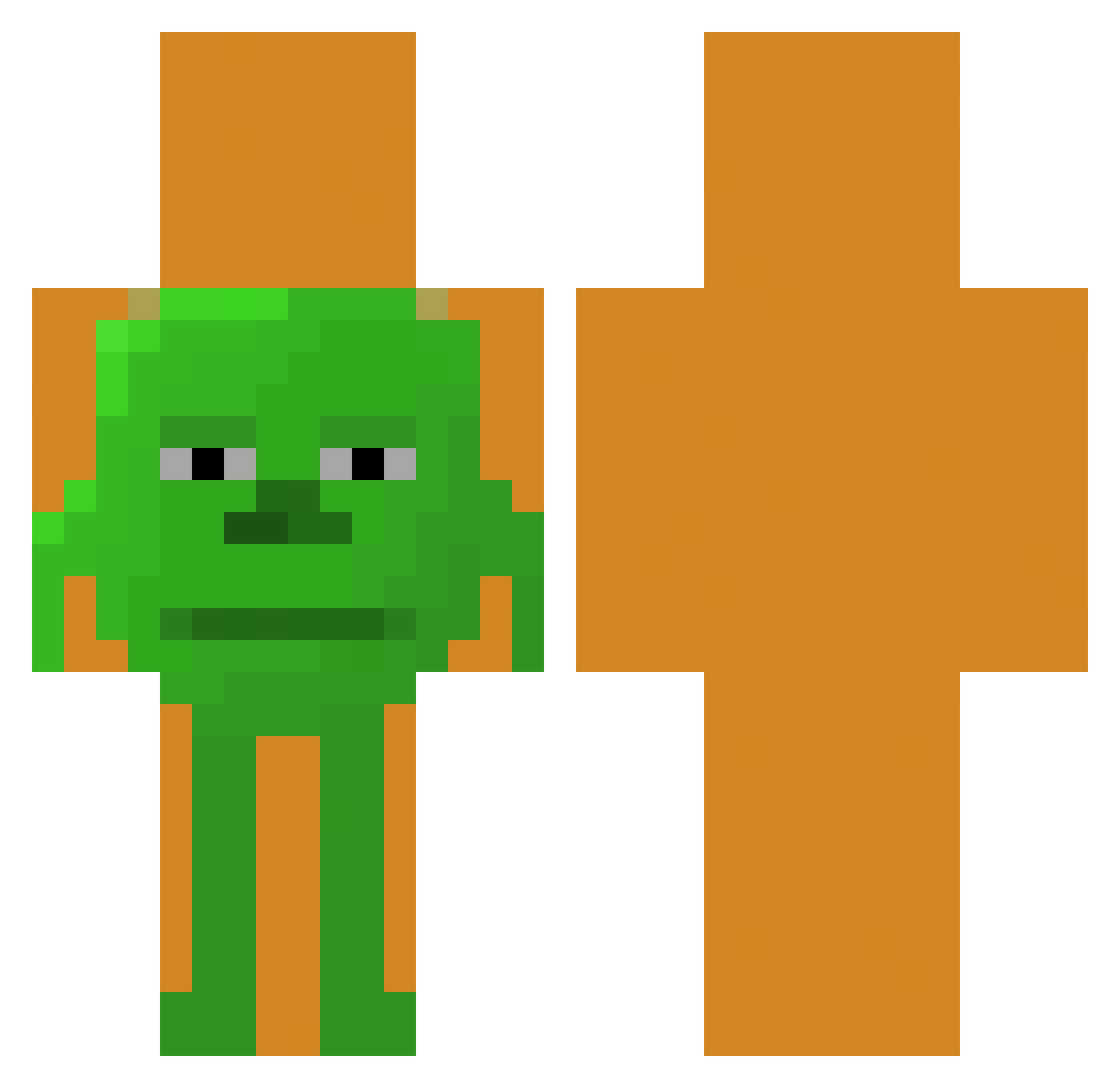 enej000 Minecraft skin, front and back view