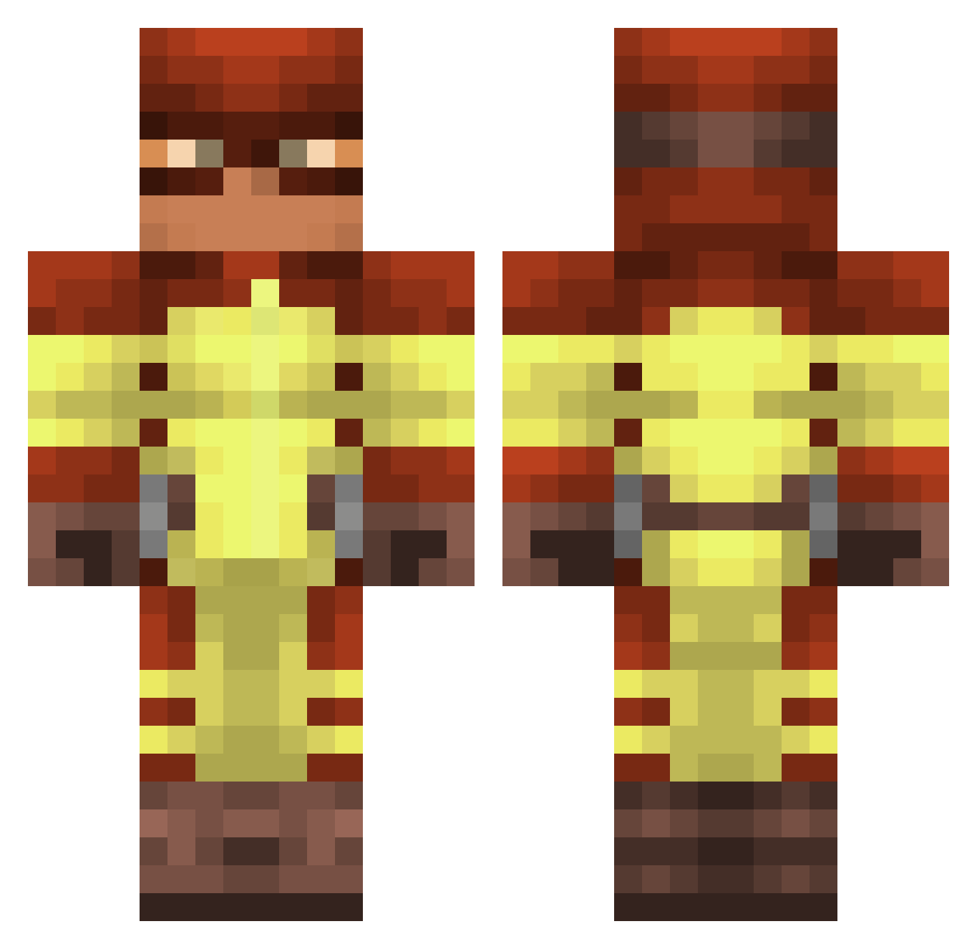 Tob_1i Minecraft skin, front and back view