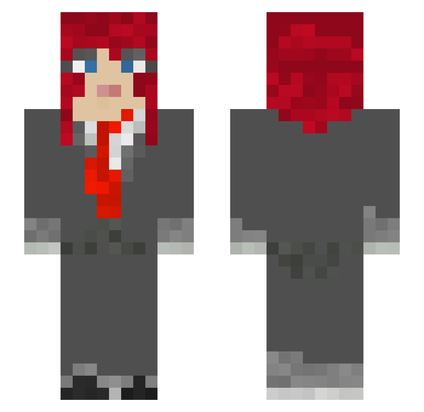 Tachi_Sky Minecraft skin, front and back view