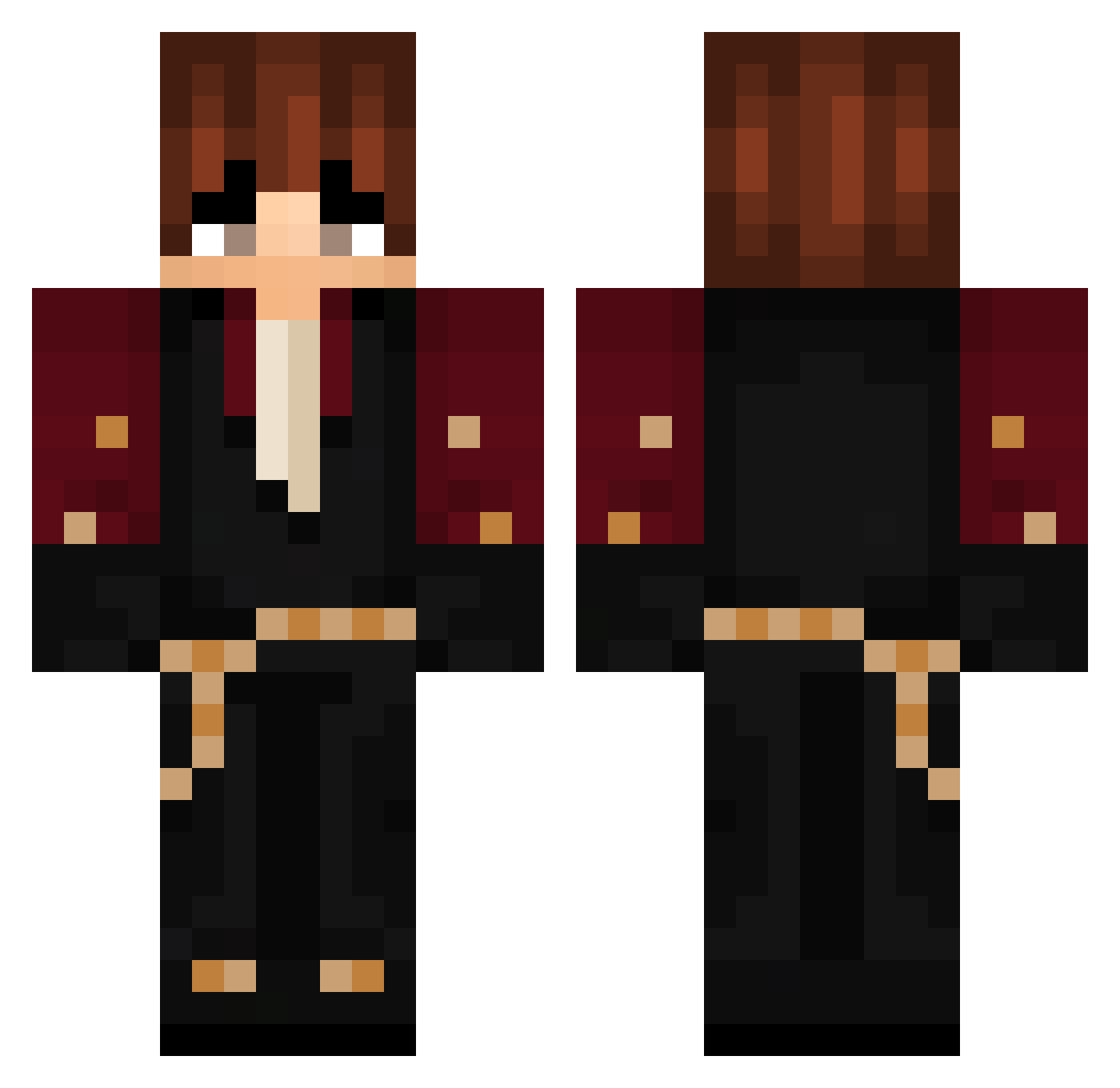 SPHYR4L_Cam Minecraft skin, front and back view