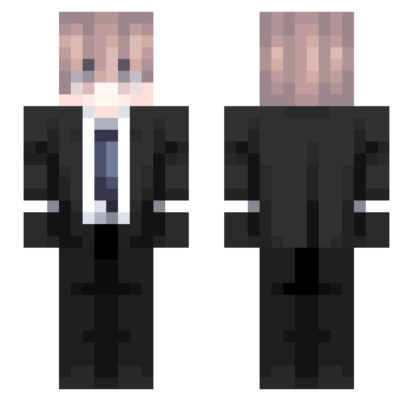 xGF_point_TW Minecraft skin, front and back view
