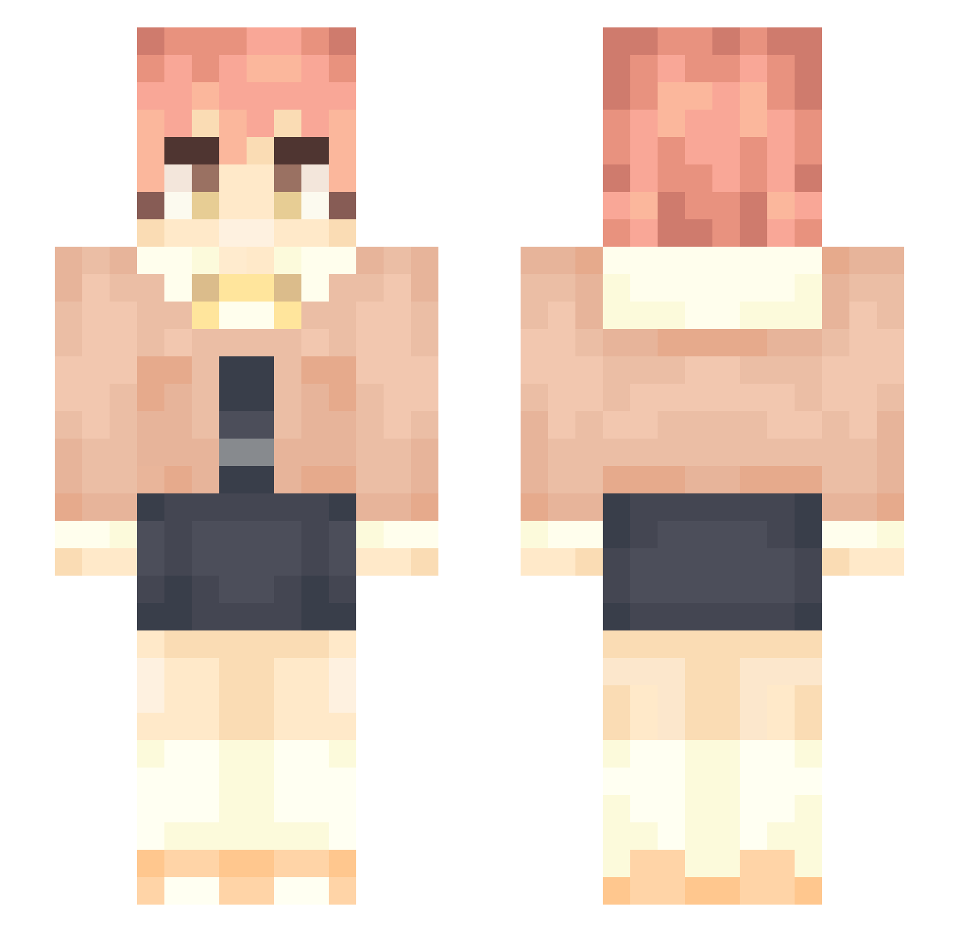 oPointless Minecraft skin, front and back view