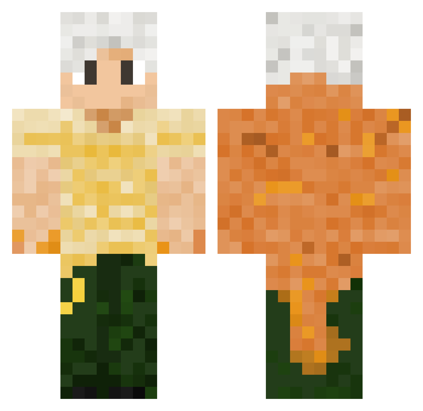 spriz2317 Minecraft skin, front and back view