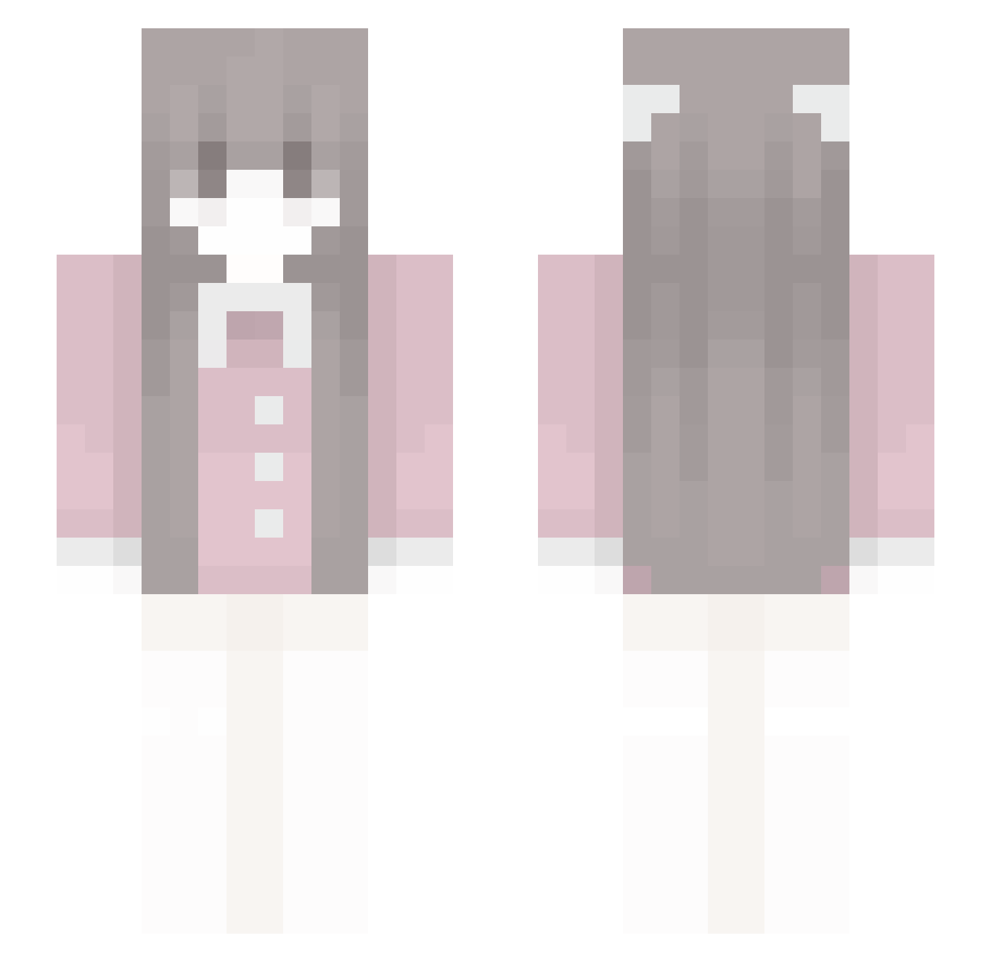 LemonHazeUser Minecraft skin, front and back view
