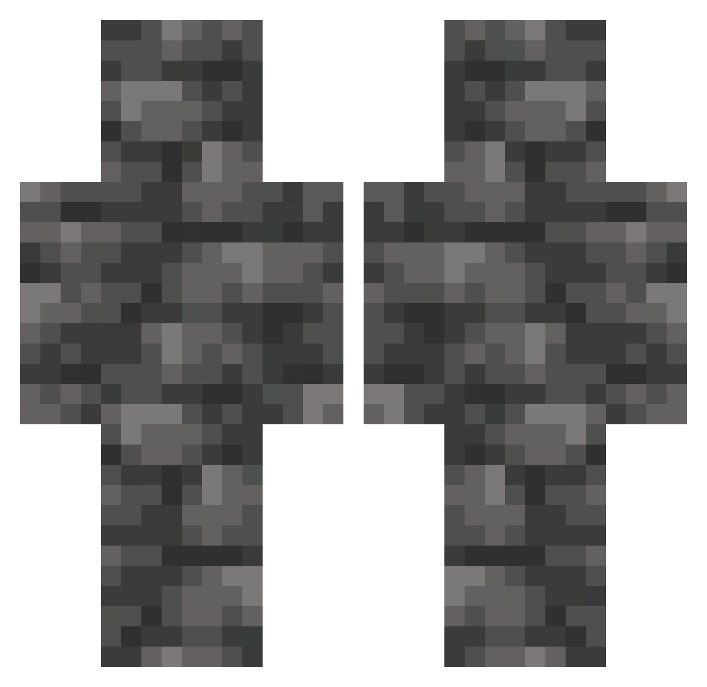 wasd12345678 Minecraft skin, front and back view