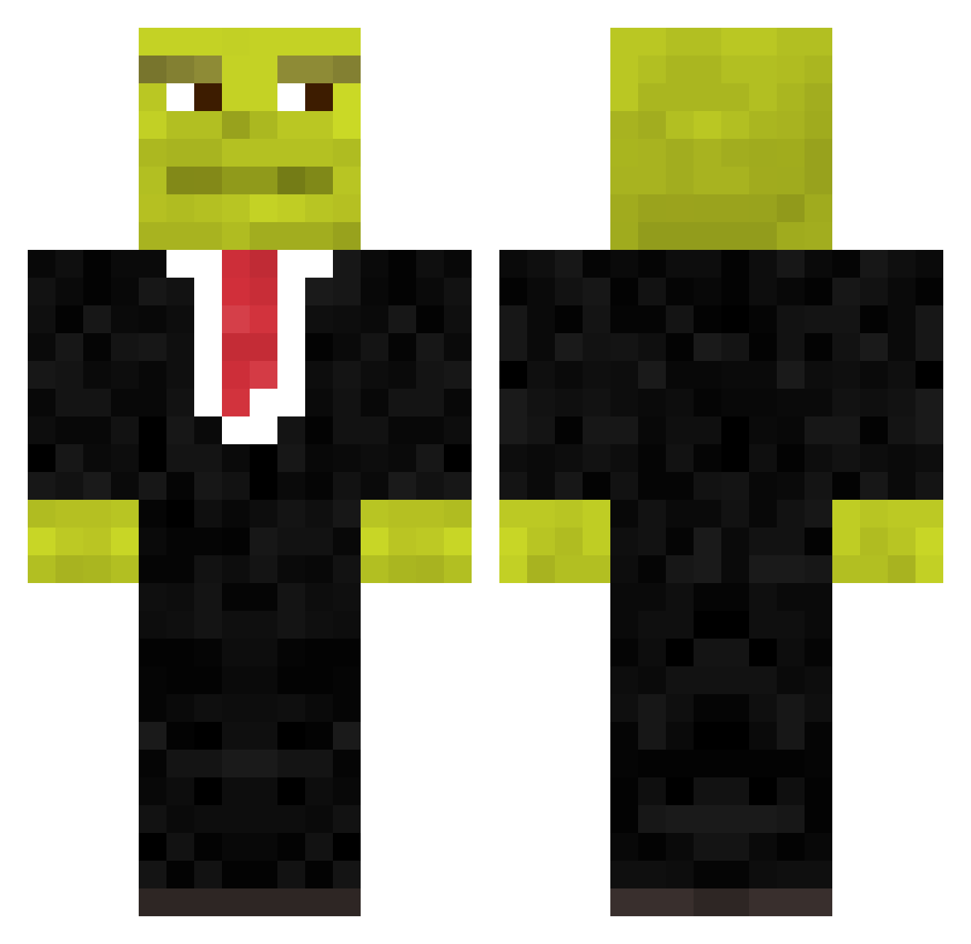 Budenmayer_1 Minecraft skin, front and back view