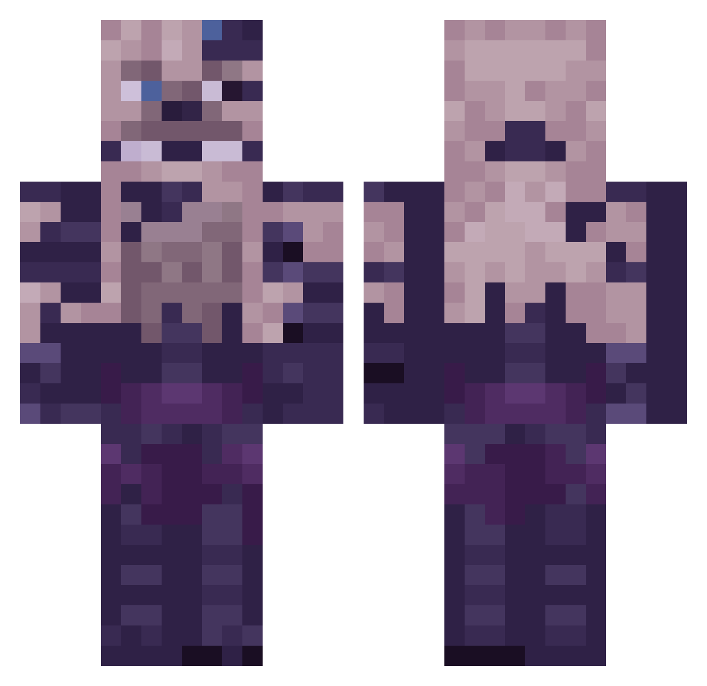 TOMEE_ Minecraft skin, front and back view