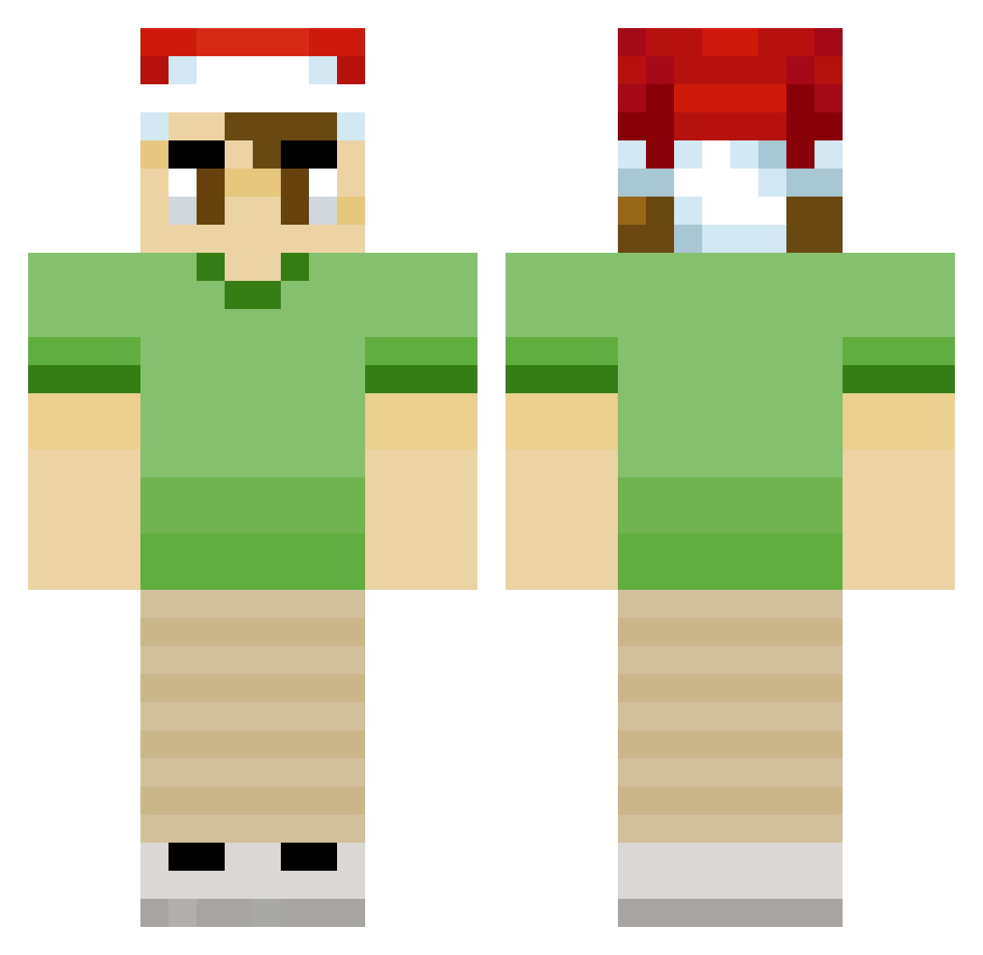 iiamgoddly Minecraft skin, front and back view