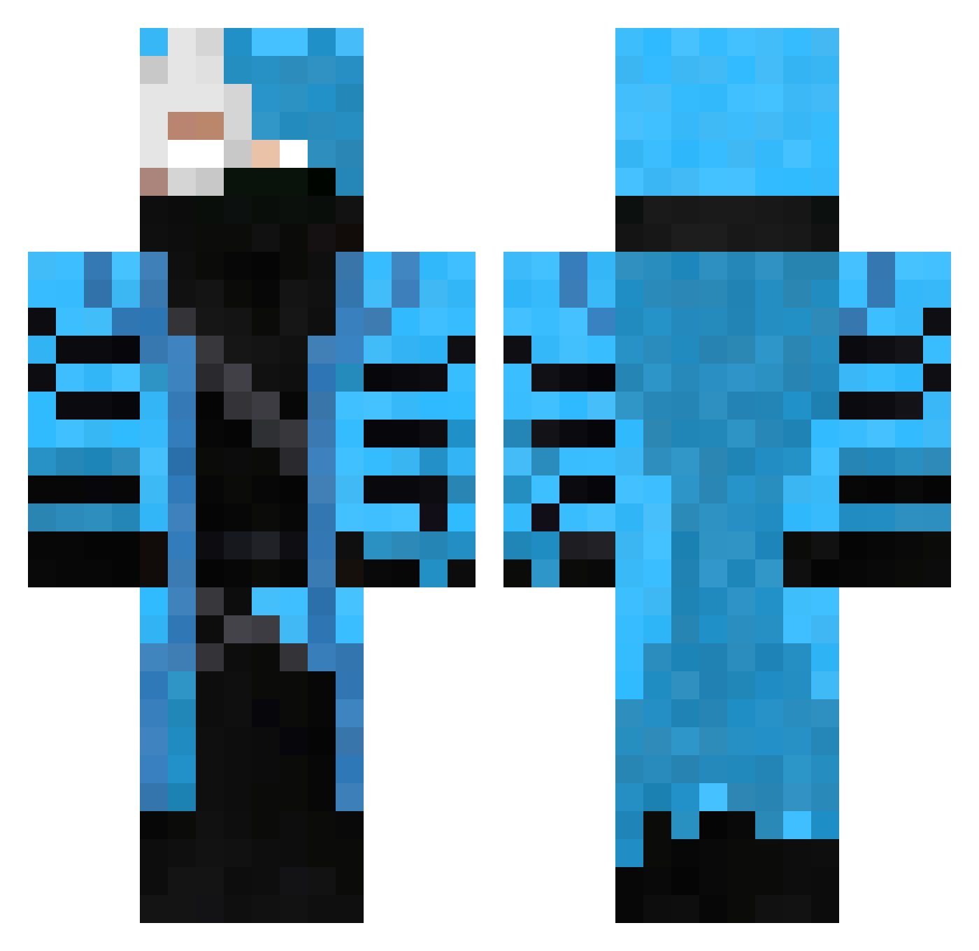emildnielsen Minecraft skin, front and back view