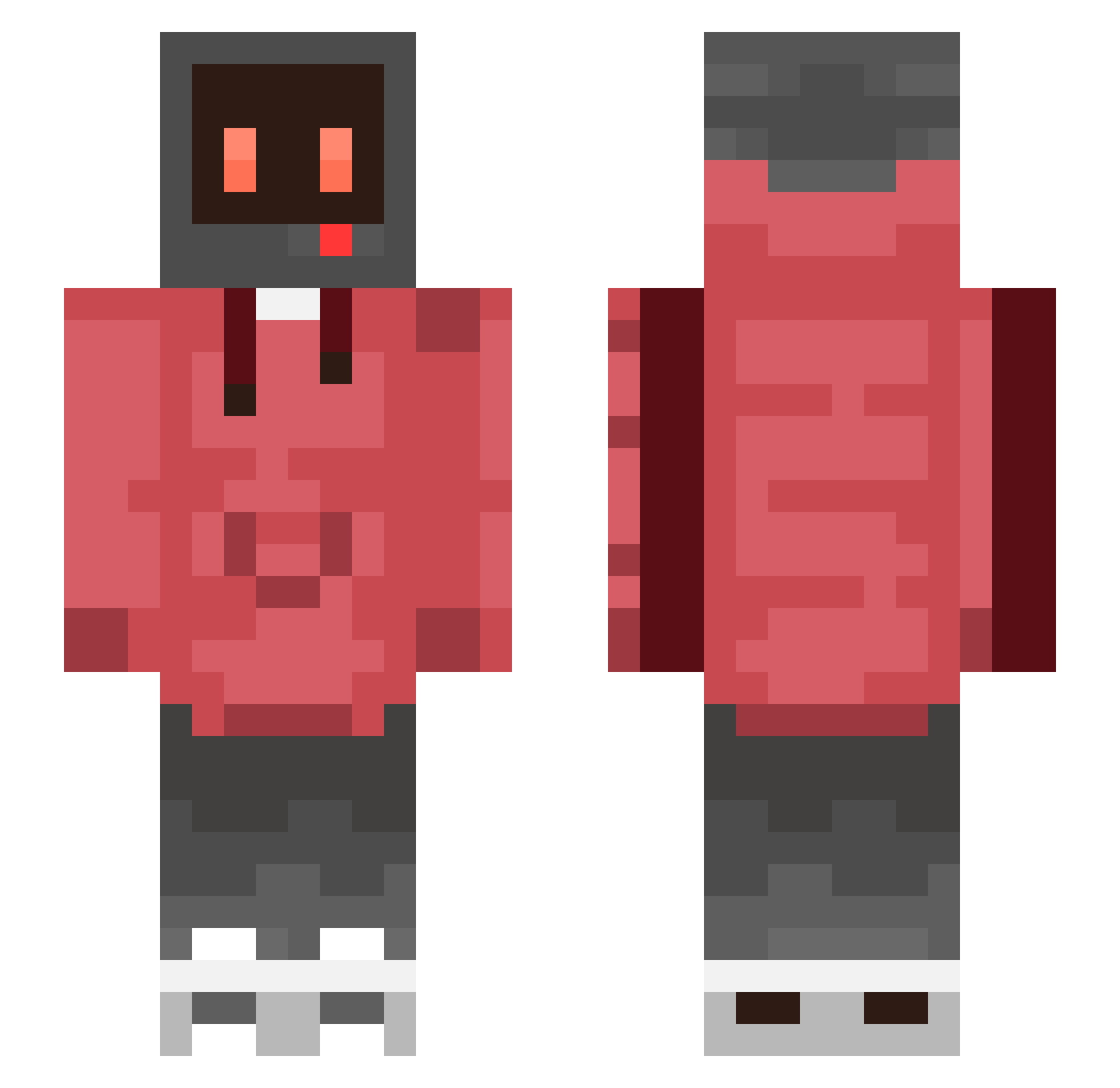 bk_mc Minecraft skin, front and back view