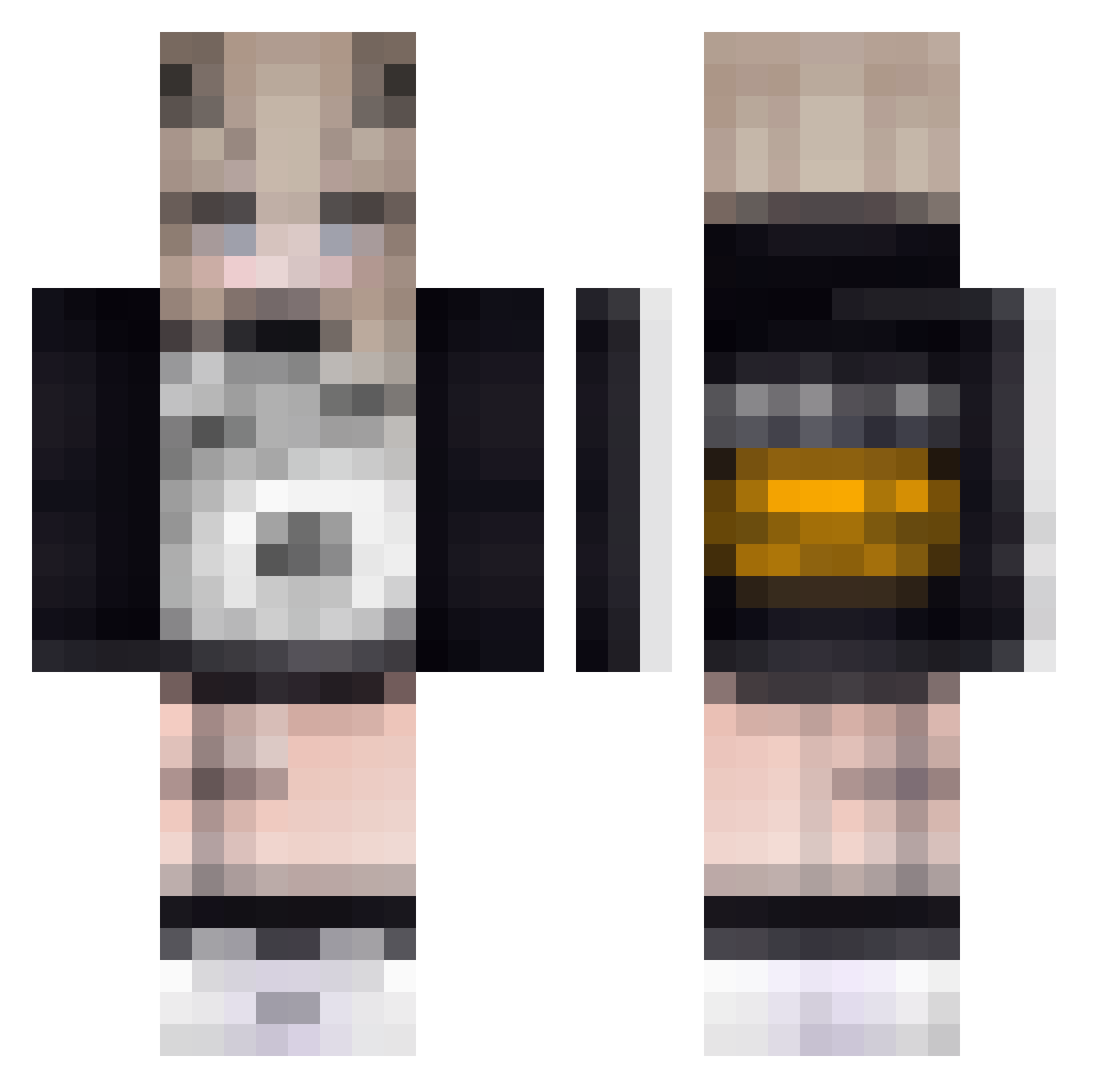 Zoro_Lam_0803 Minecraft skin, front and back view