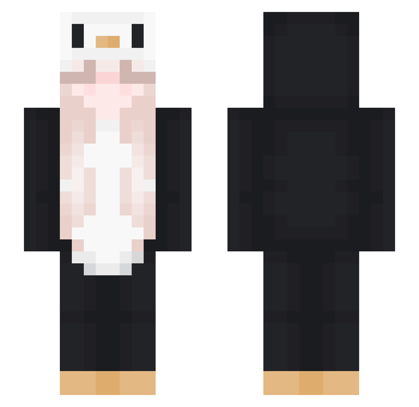 Maeveyyy Minecraft skin, front and back view