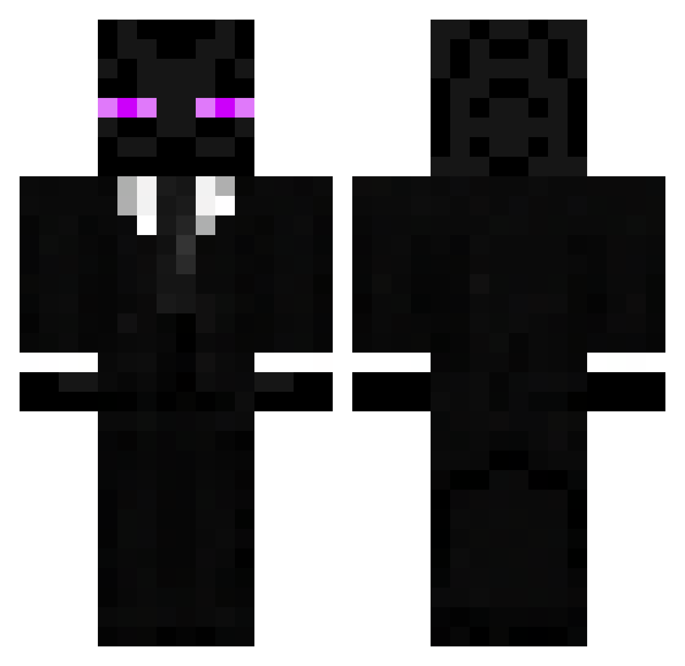 Tryhard_Igorek Minecraft skin, front and back view