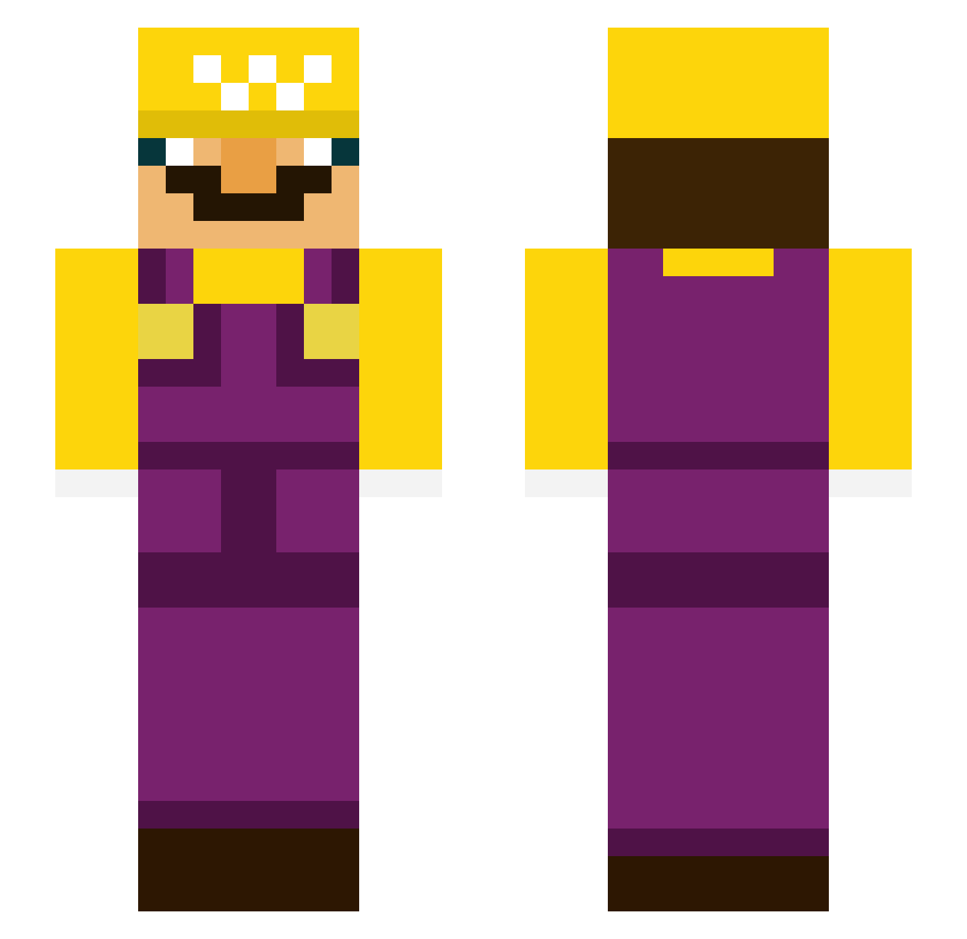 oszabel Minecraft skin, front and back view