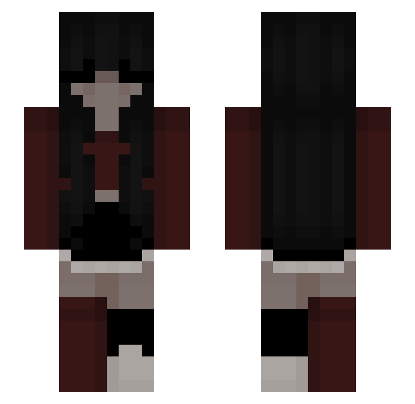 JJ_Eakfuk_69 Minecraft skin, front and back view