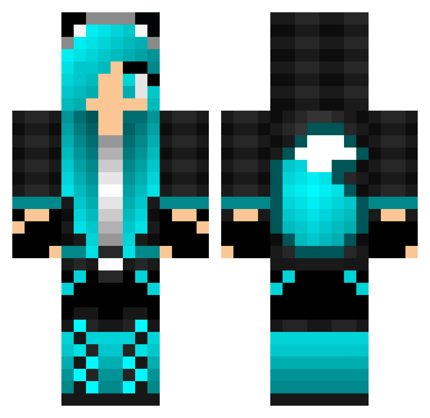 lammie012 Minecraft skin, front and back view