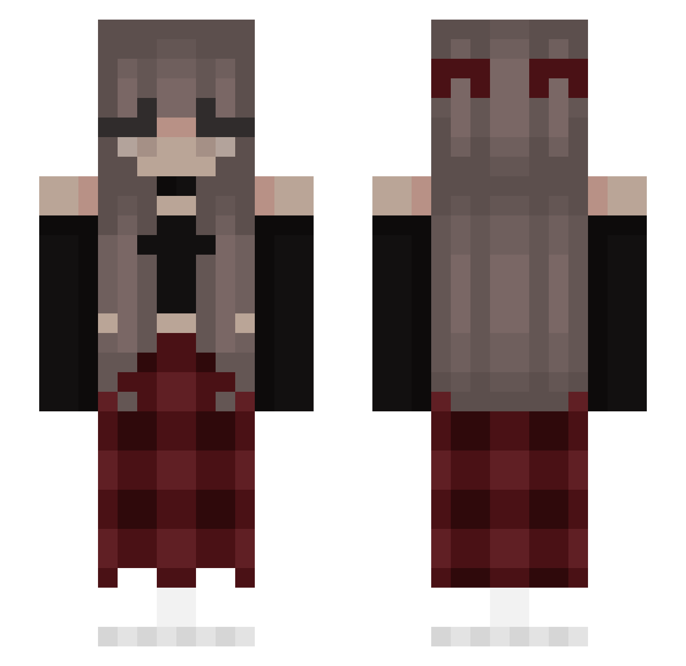 Okeyy_06 Minecraft skin, front and back view