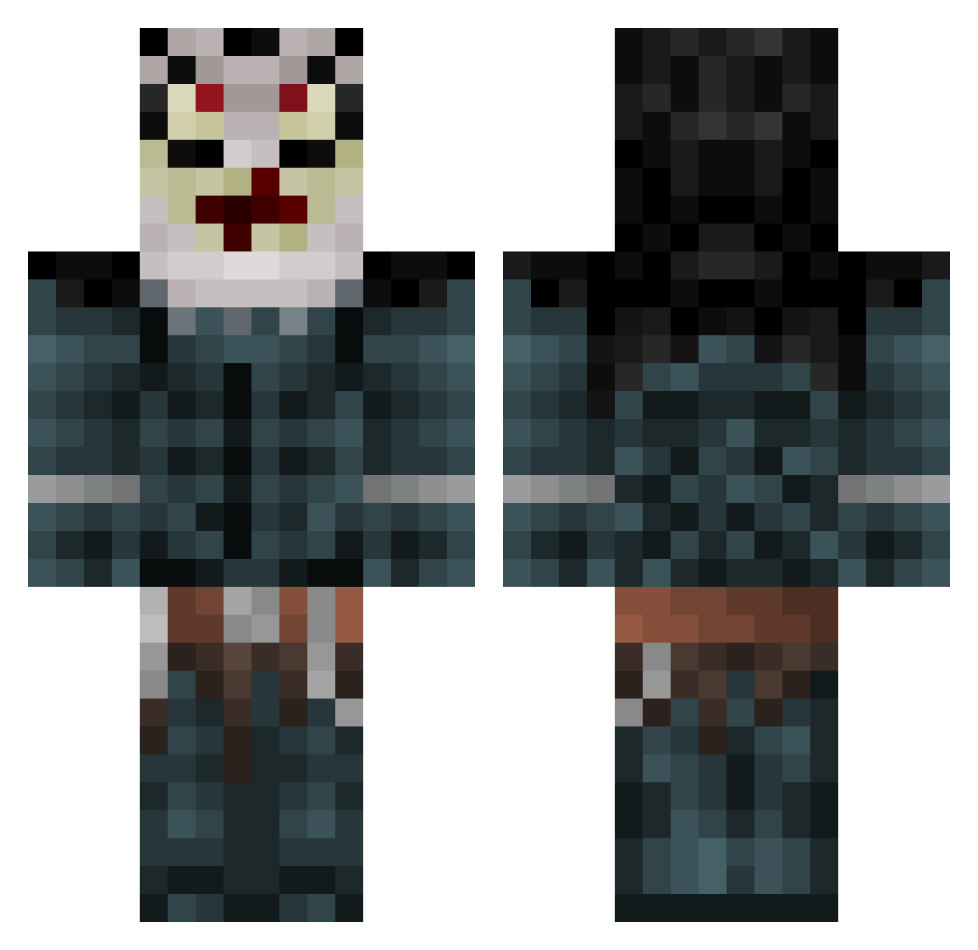 wyd3ch_ Minecraft skin, front and back view