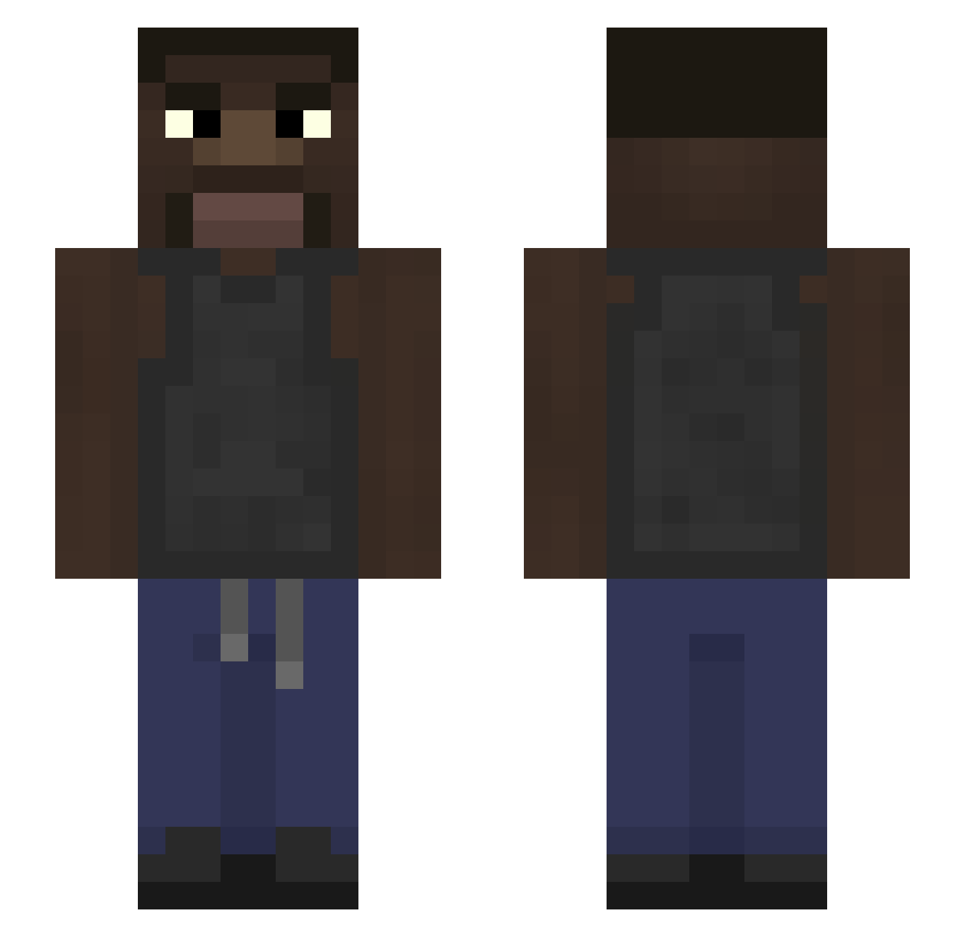 Grzegorz_Floryd4 Minecraft skin, front and back view