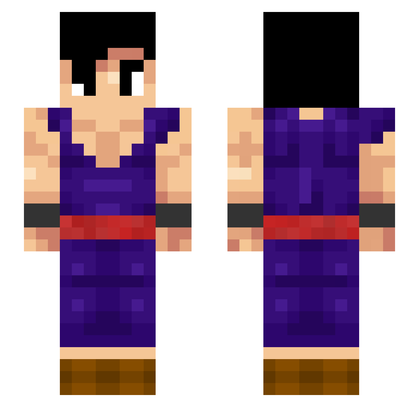 _eXenq_ Minecraft skin, front and back view