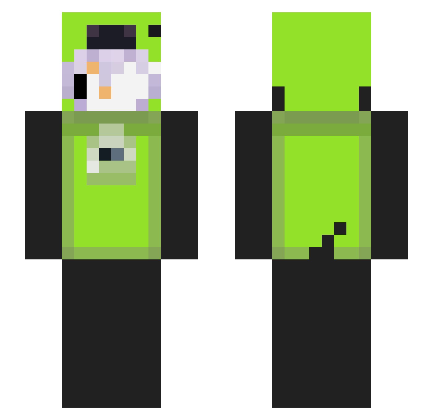 CRISTHIAN_QC Minecraft skin, front and back view
