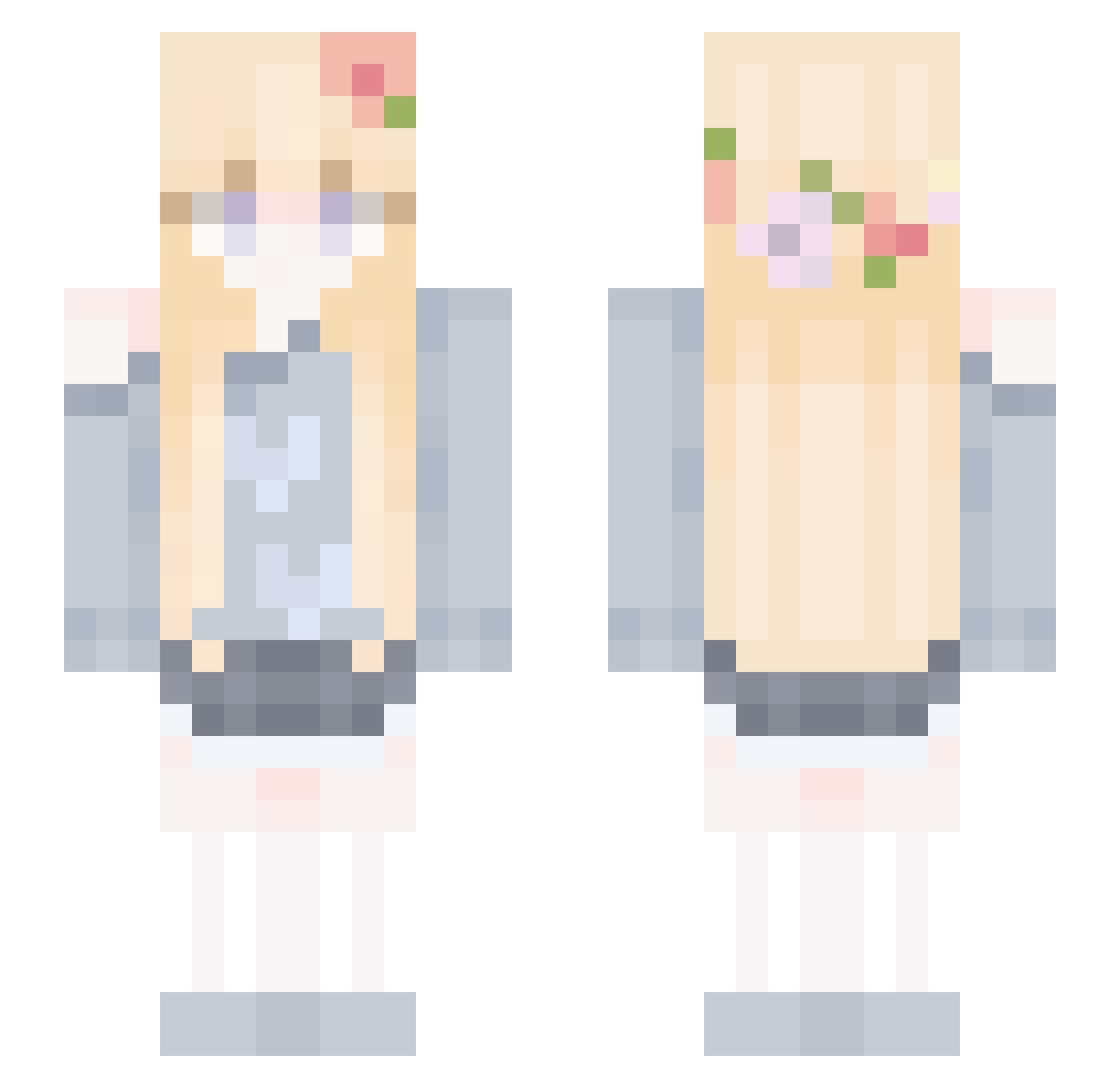 Tian_Nuo Minecraft skin, front and back view