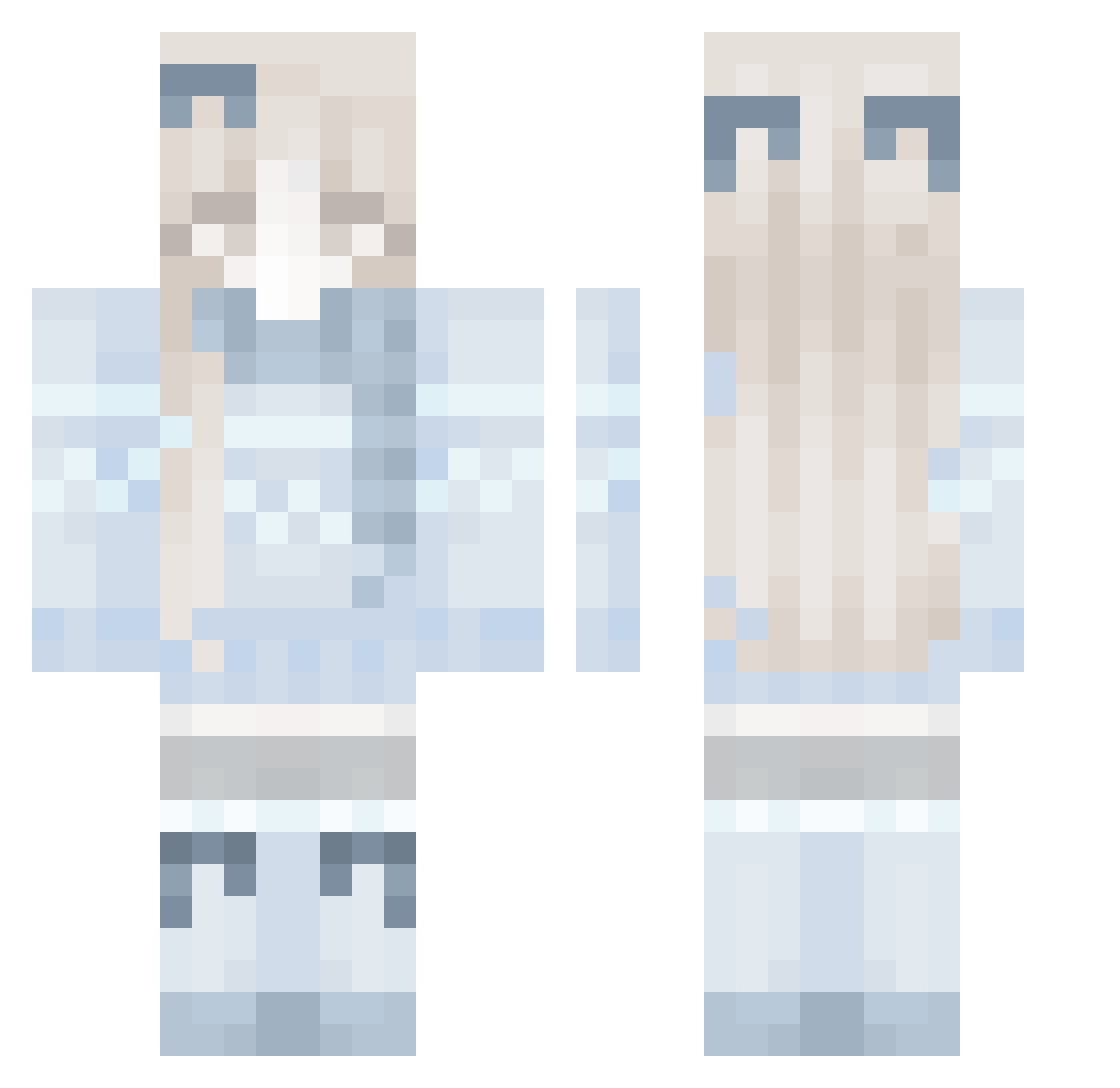 fentayl_enjoyer Minecraft skin, front and back view