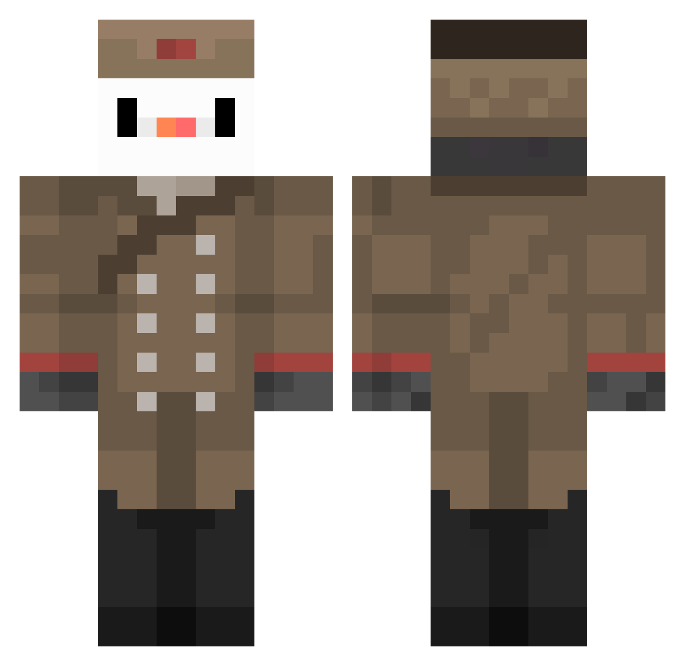 rrpso2004 Minecraft skin, front and back view