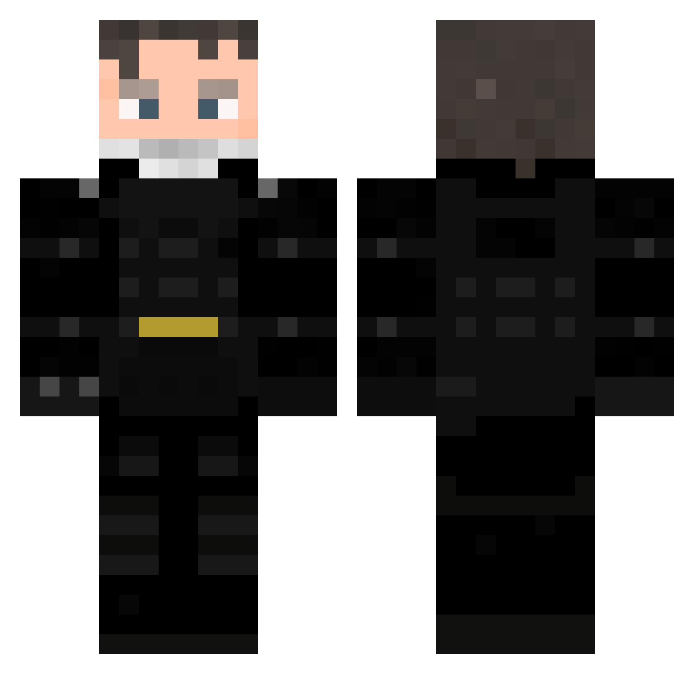 Legend_Star13 Minecraft skin, front and back view