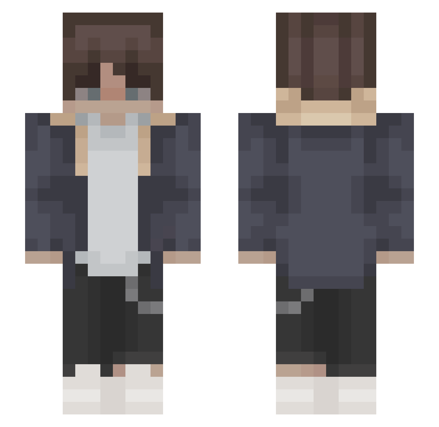 Luann_KY Minecraft skin, front and back view