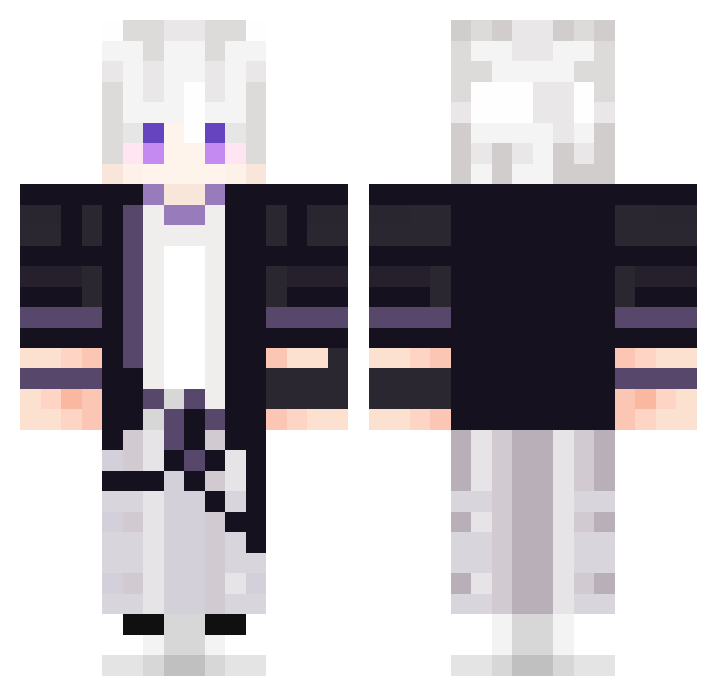 ElGrais_ Minecraft skin, front and back view