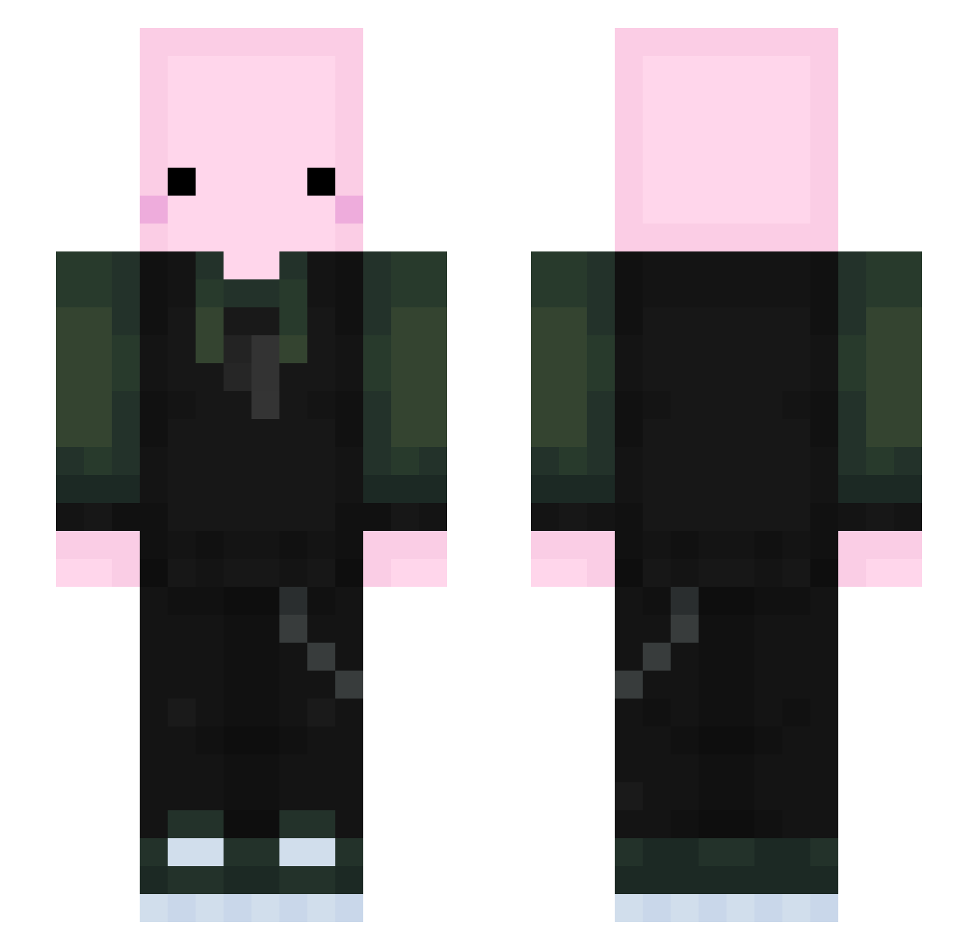 Chyje Minecraft skin, front and back view