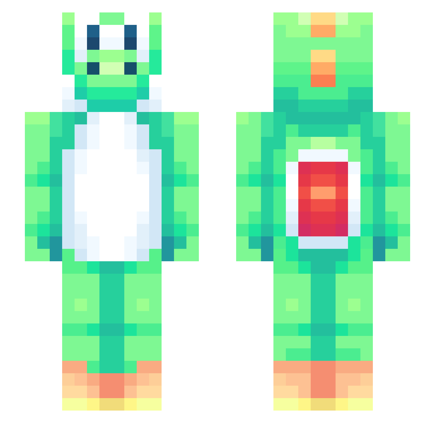 danik_ztx Minecraft skin, front and back view