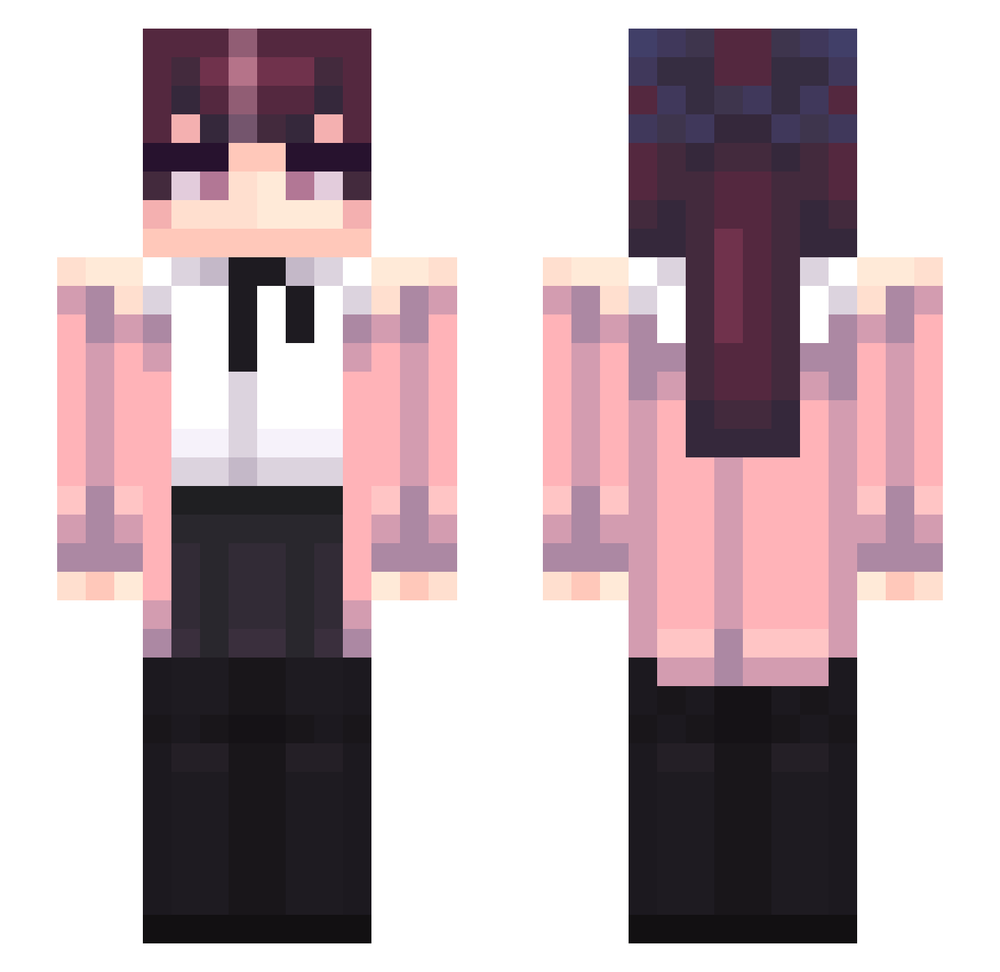 SS_31 Minecraft skin, front and back view