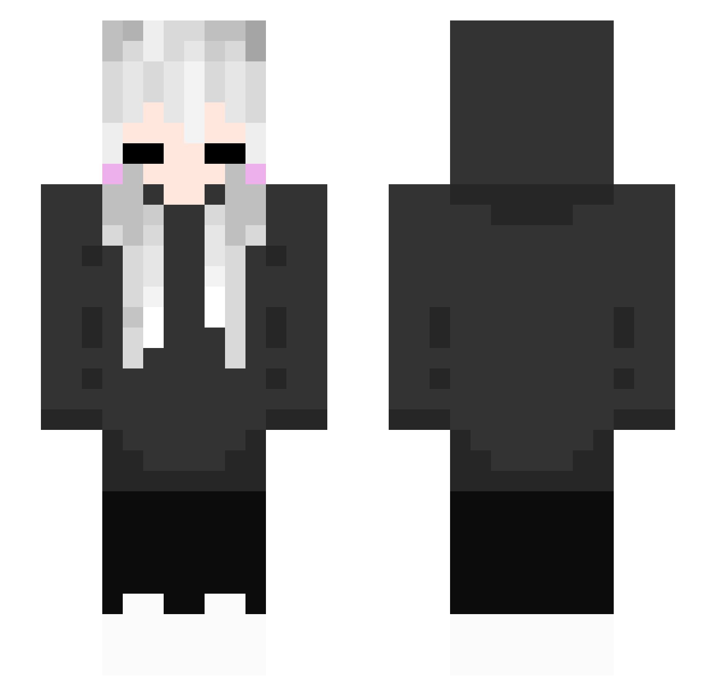 suzuk Minecraft skin, front and back view