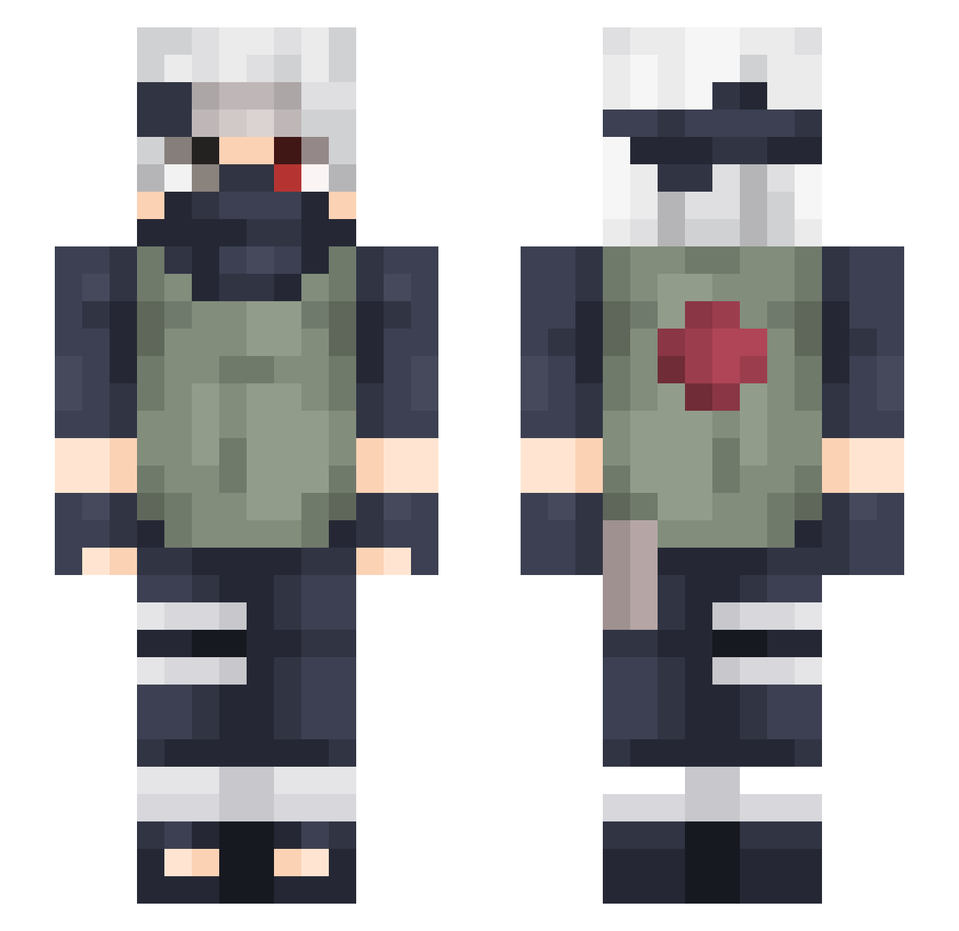 el_burro_baal Minecraft skin, front and back view