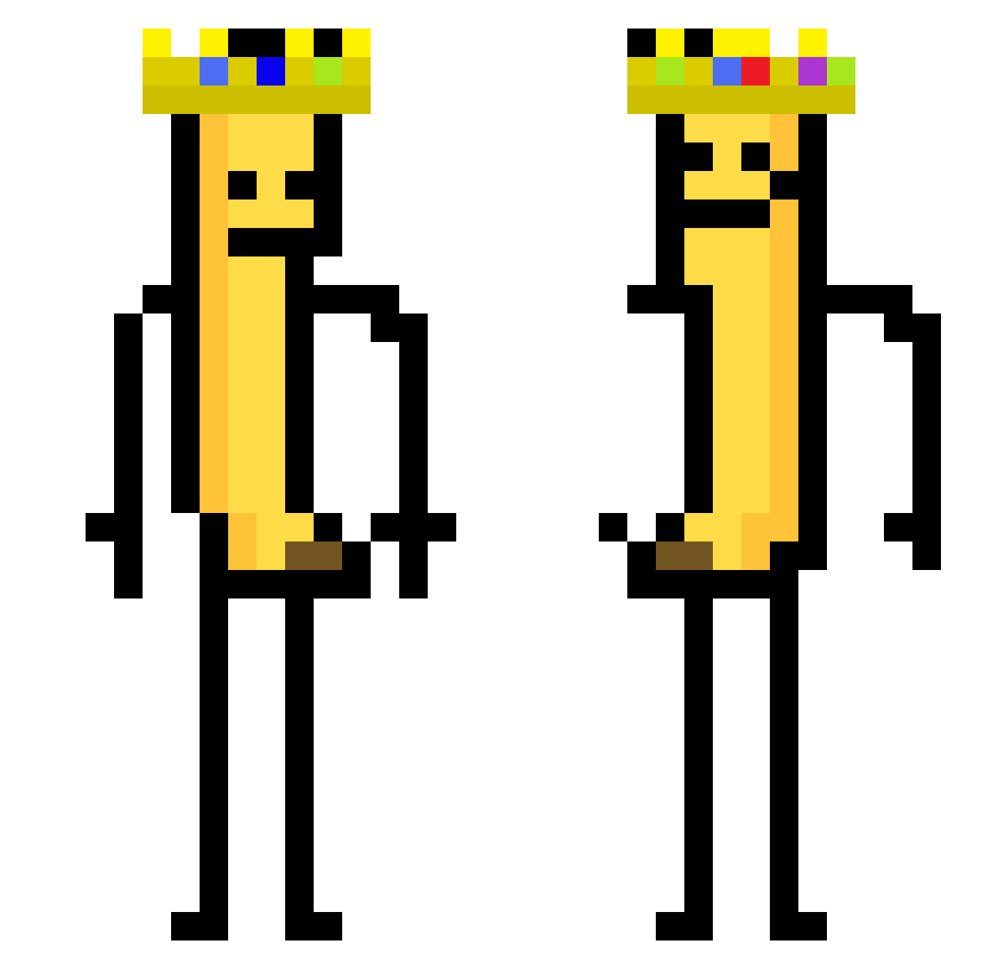 Jorddan Minecraft skin, front and back view