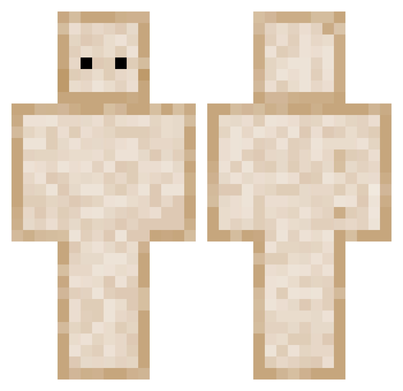 44alex44 Minecraft skin, front and back view