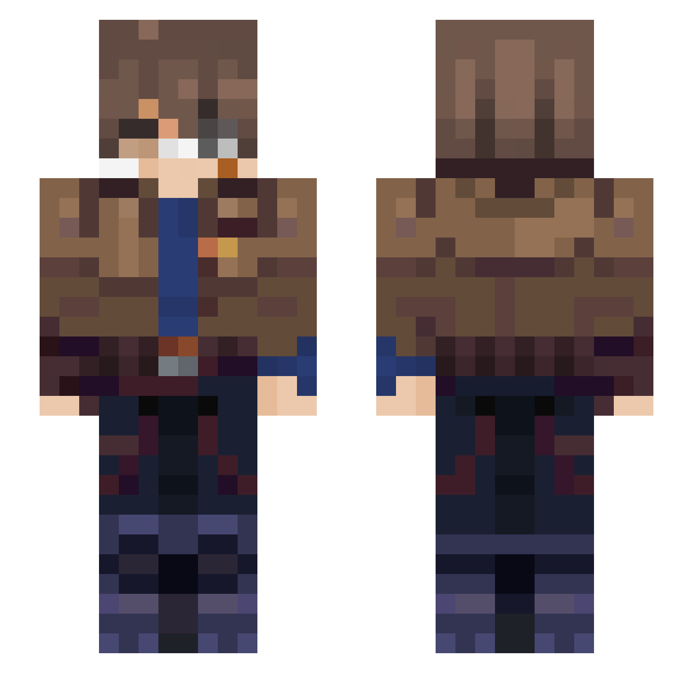 Salvadorhs2015 Minecraft skin, front and back view