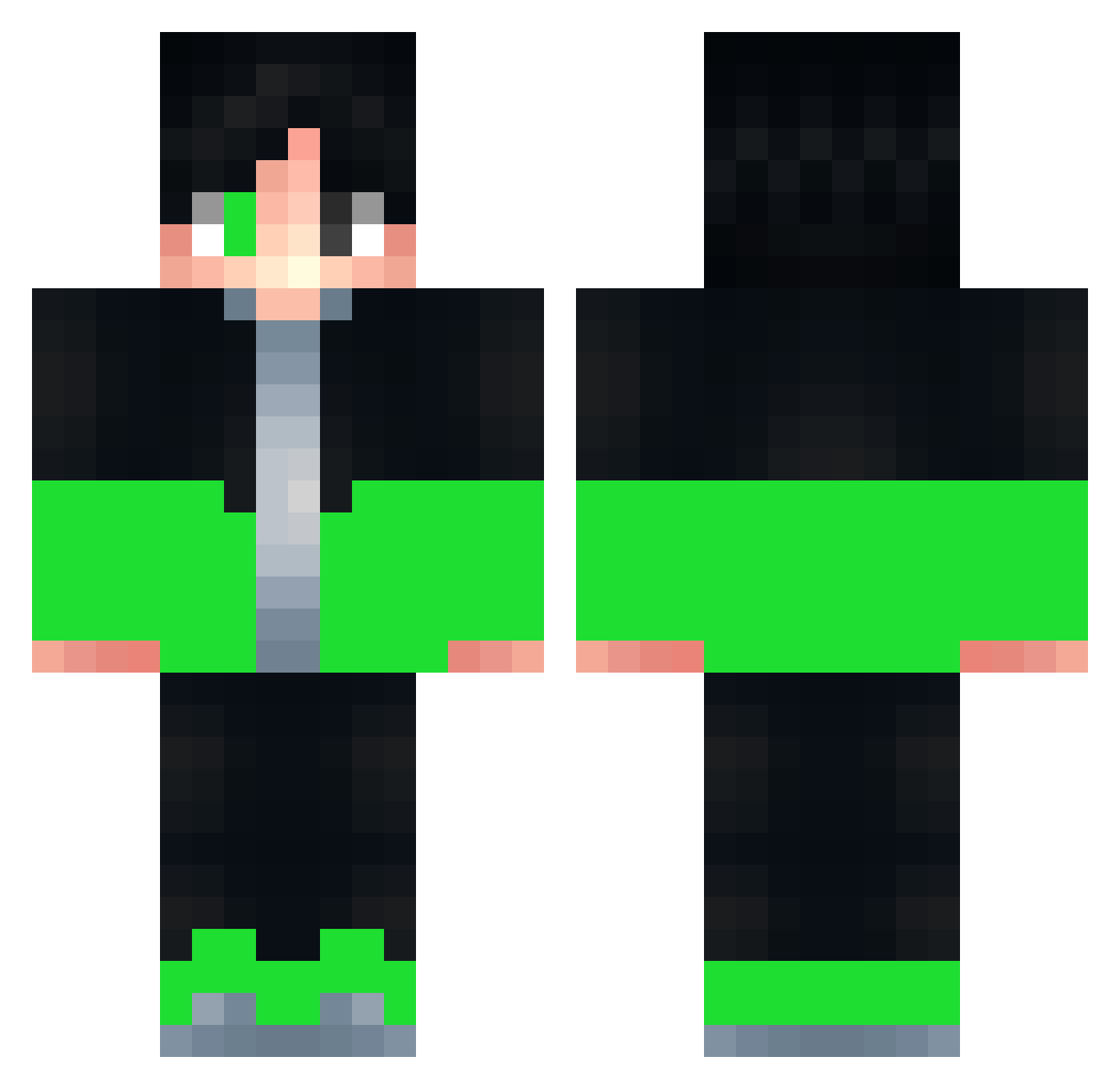_MehmetEminYT Minecraft skin, front and back view