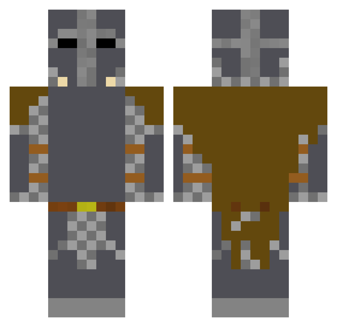 bmckee127 Minecraft skin, front and back view