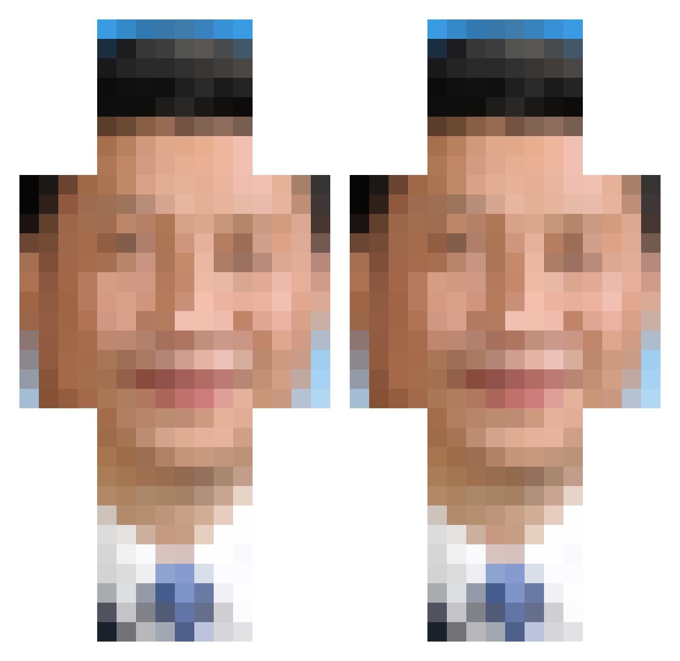 levente1245 Minecraft skin, front and back view