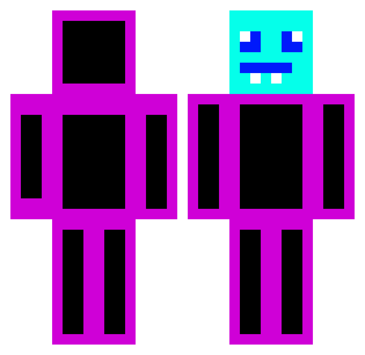 tannerpenehoe3 Minecraft skin, front and back view