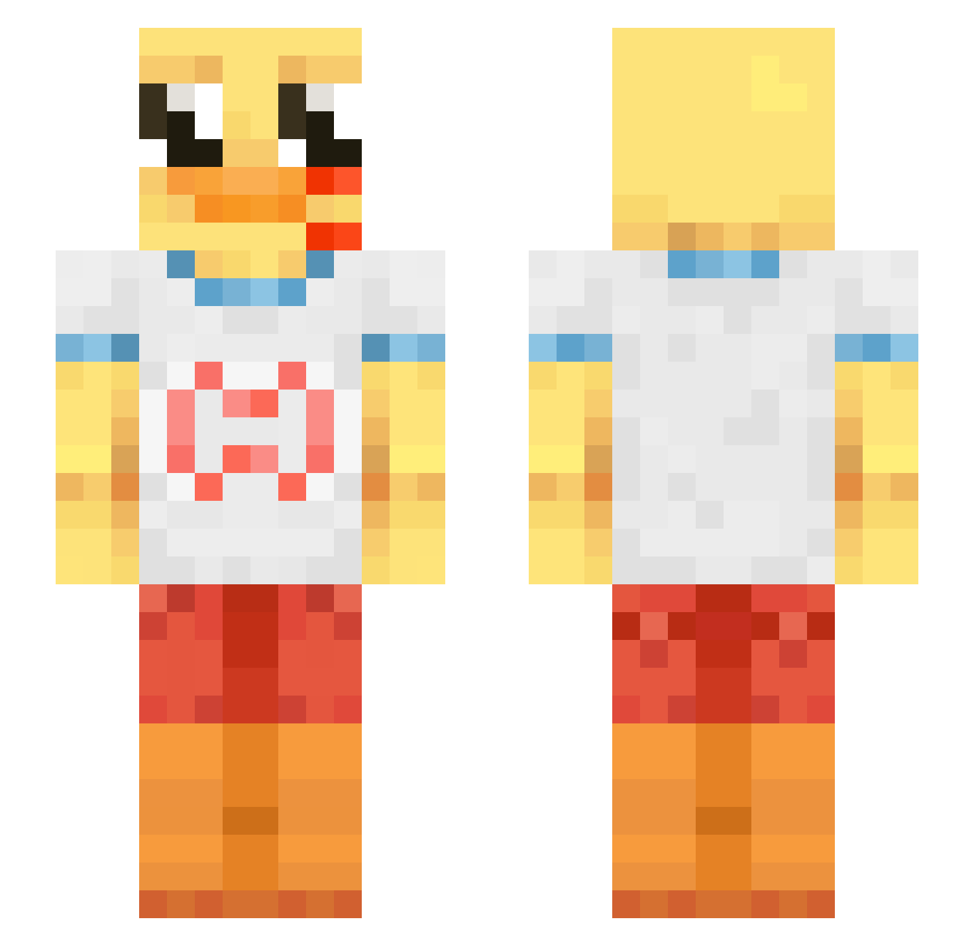 angelsoulja Minecraft skin, front and back view