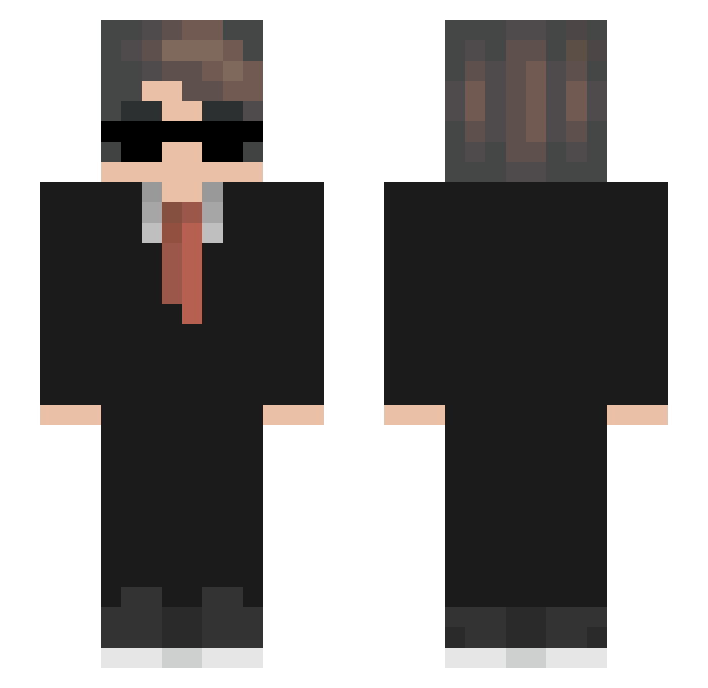 iqrz_ Minecraft skin, front and back view