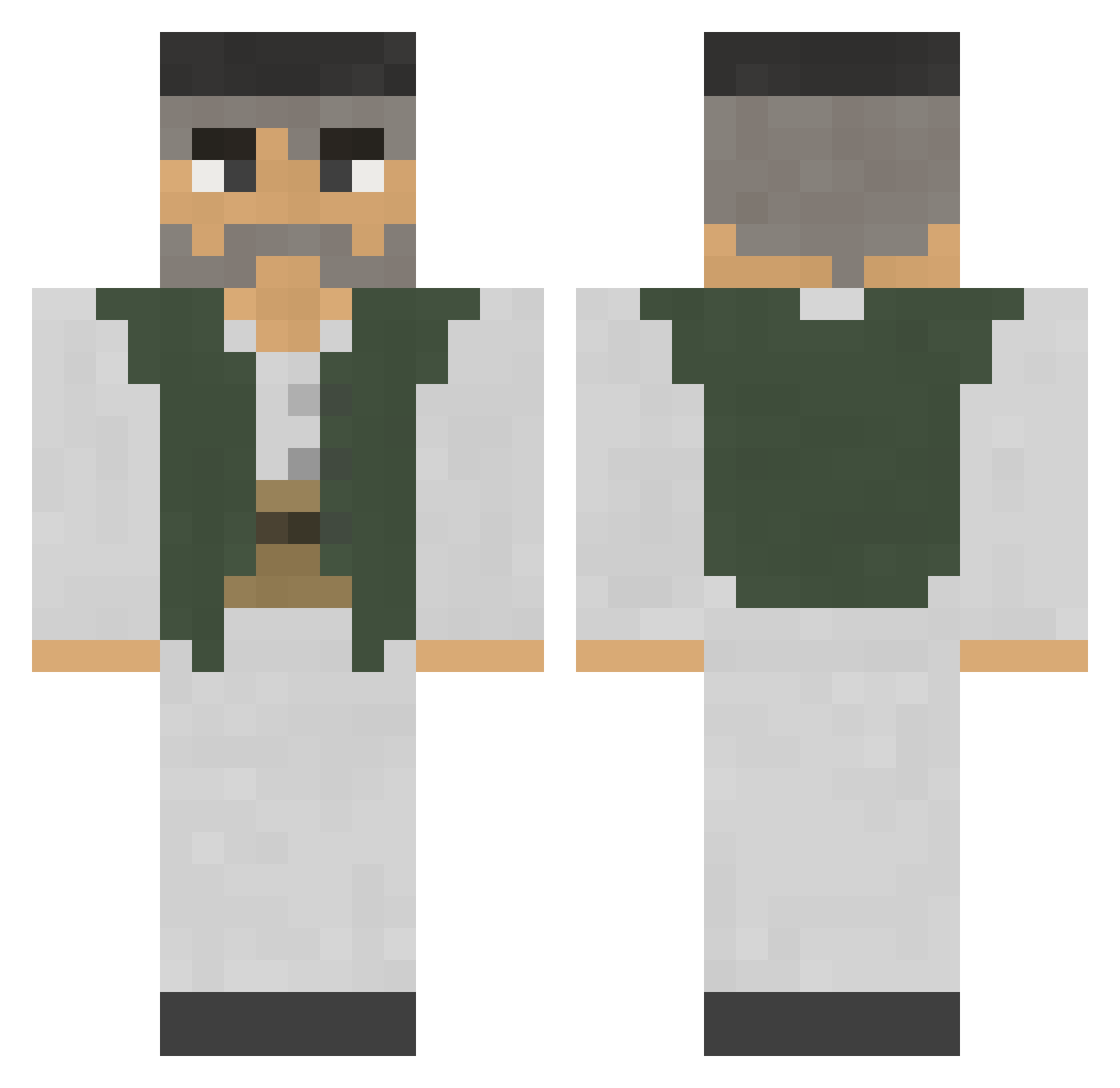 zakus1 Minecraft skin, front and back view