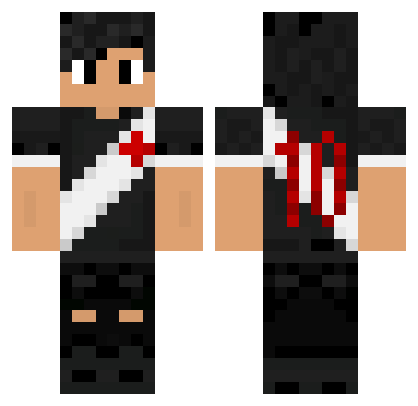 EU_PEDRINJr Minecraft skin, front and back view